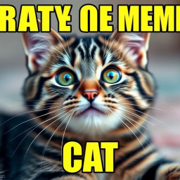 an ai generated image of a playful cat with sharp details and vibrant colors sitting in a creative high definition meme style environment showcasing its adorable features and lively expression download 2025 04 07t095108 145